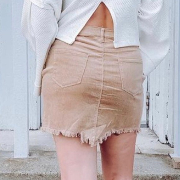 Mini corduroy skirt Love Tree - Picture 3 of 10